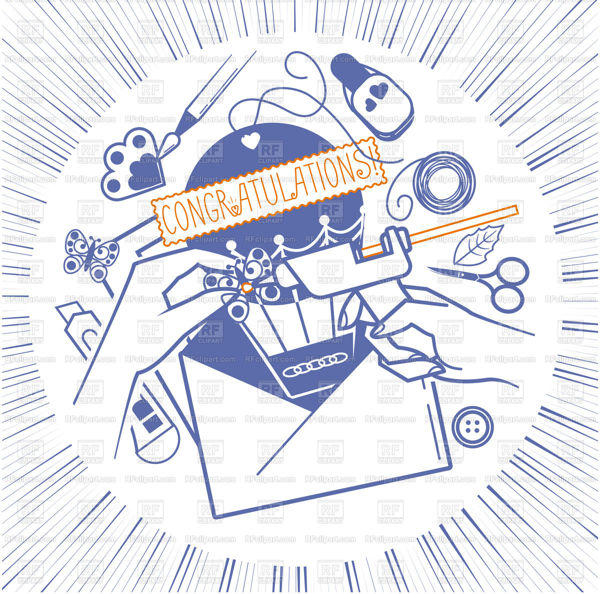 1200x1188 Concept Of Creating Postcard, Handmade Icon Vector Image Of Icons