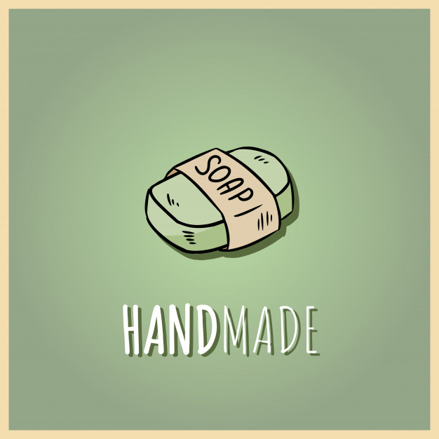 626x626 Handmade Natural Soap Logo Hand Drawn Illustration Of Organic