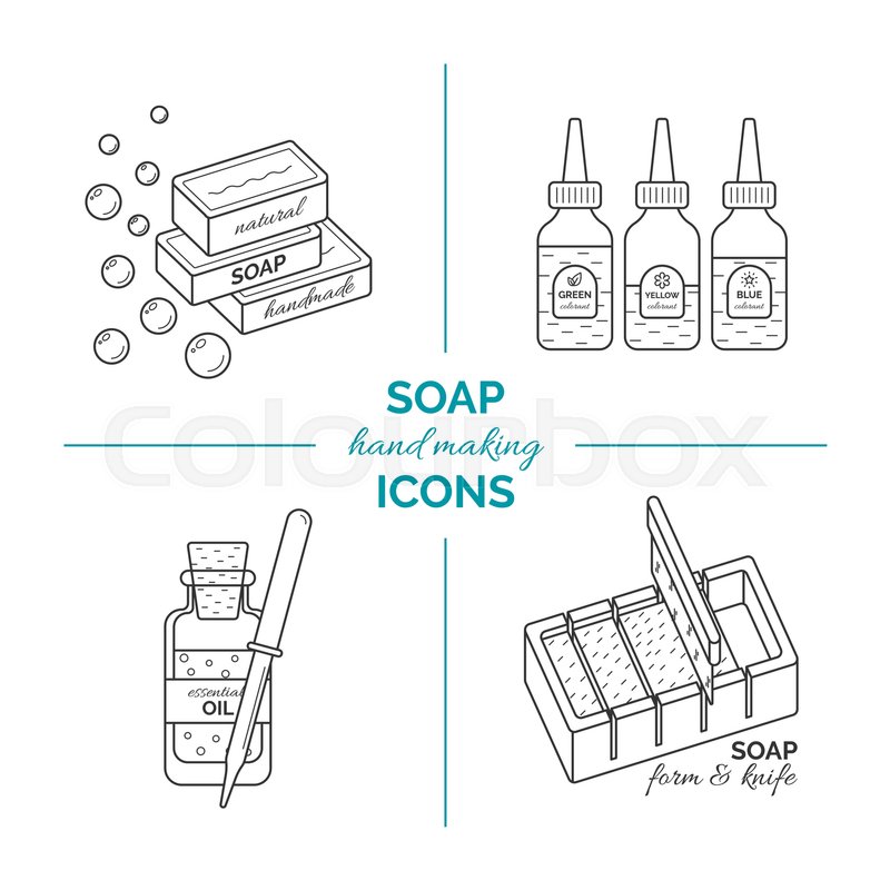 800x800 Set Of Vector Thin Line Icons Of Stock Vector Colourbox