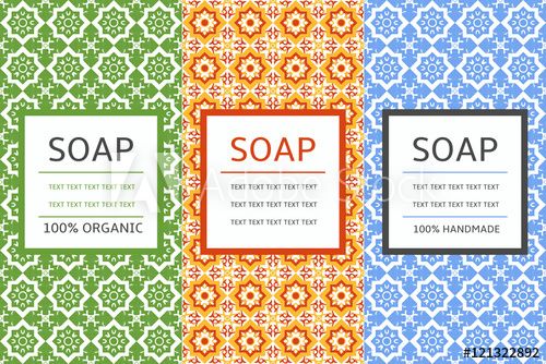 500x334 Soap Package Patterns Seamless Vector Vector Set Of Design