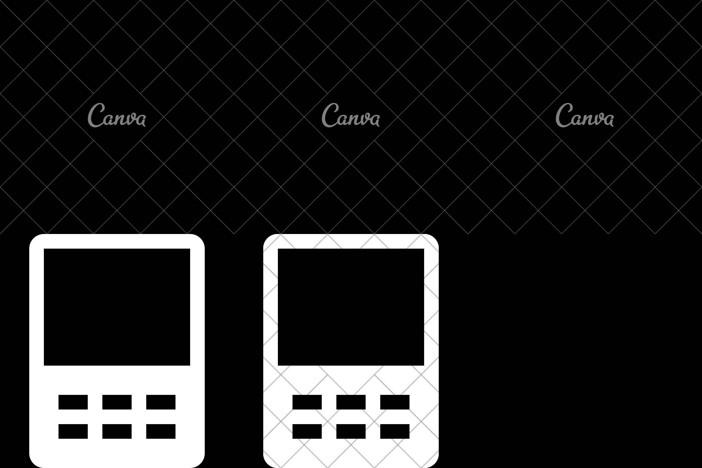 2400x1600 Handphone Vector Icon
