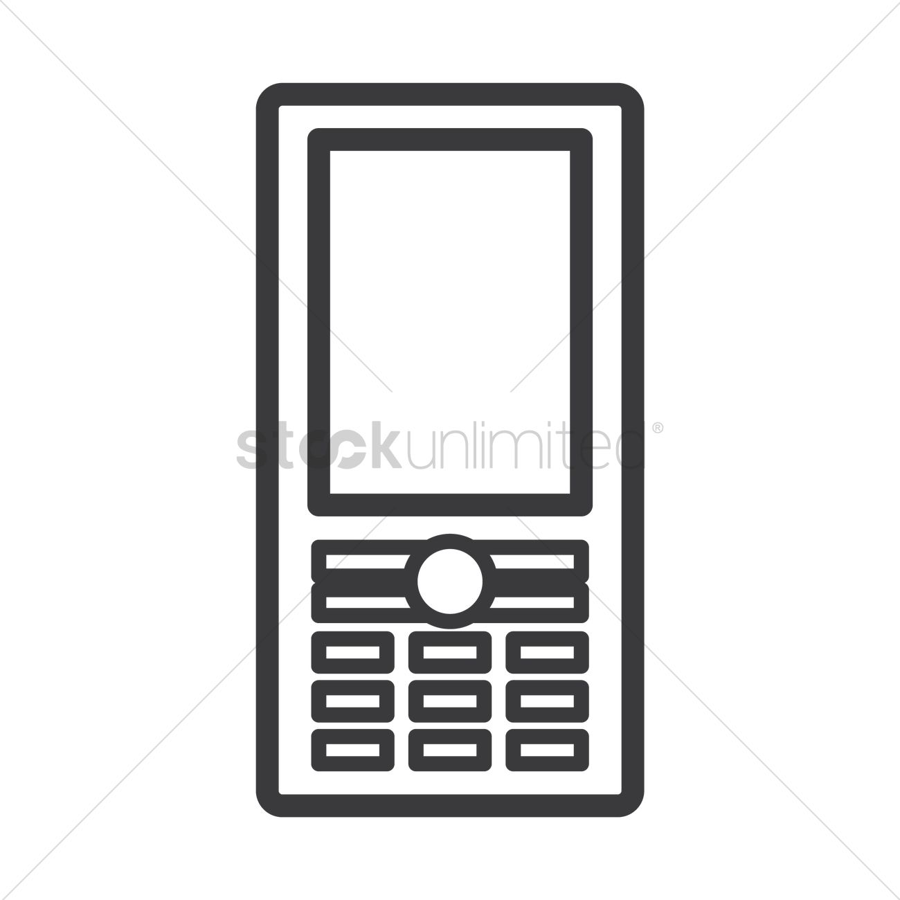 1300x1300 Handphone Vector Image