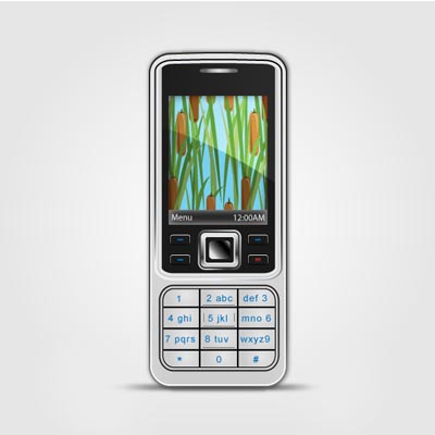 400x400 Illustrator Tutorial Vector Handphone