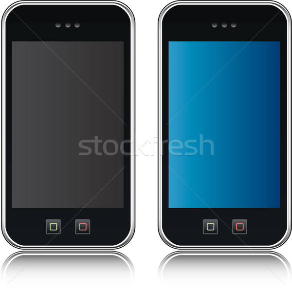 600x598 Vector Handphone Cellular Phone Vector Illustration Experimental