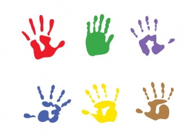 285x200 Handprint Free Vector Graphic Art Free Download