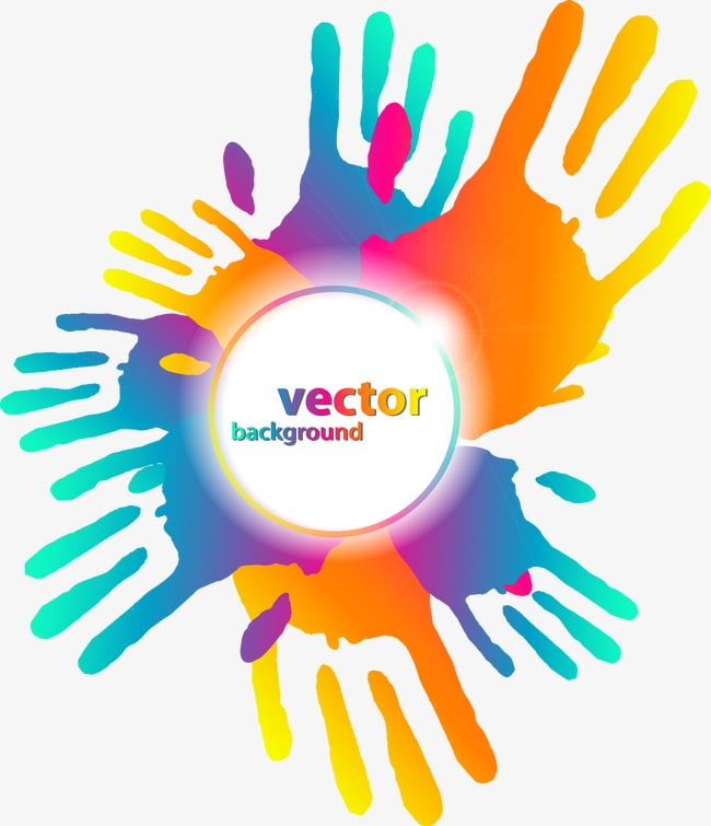 650x755 Vector Handprint Free Graphics Uihere