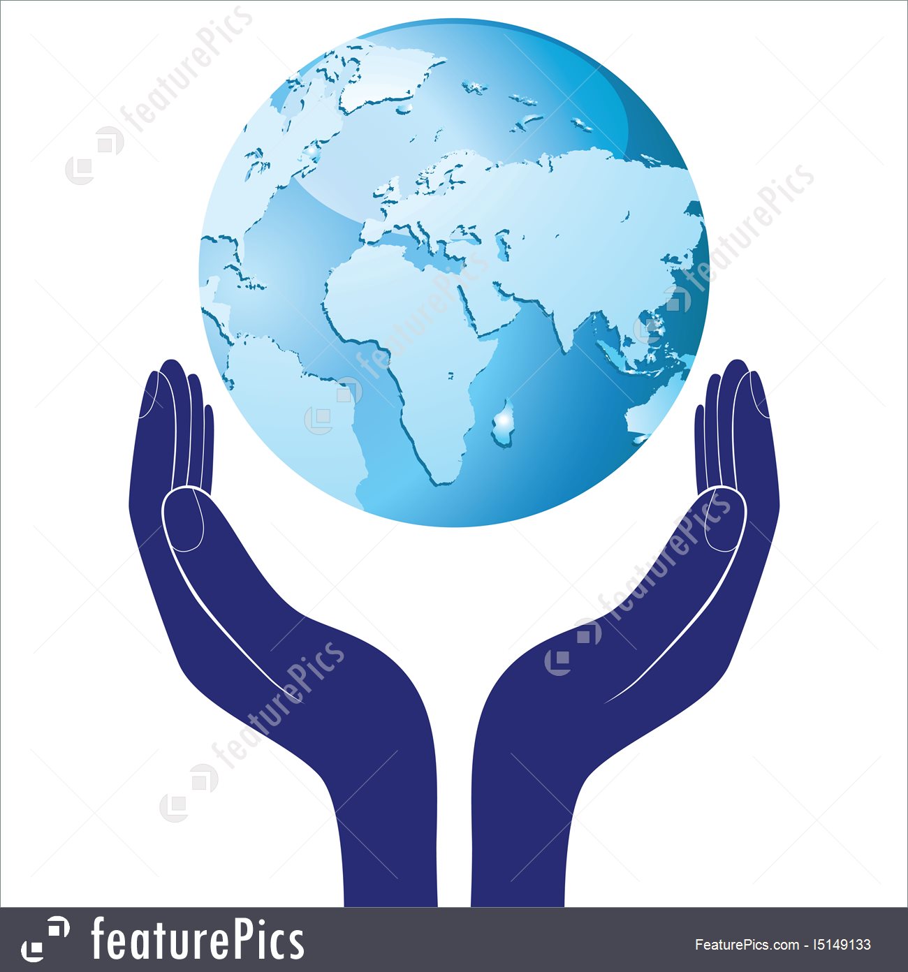 1300x1392 Illustration Of Hands Holding Earth