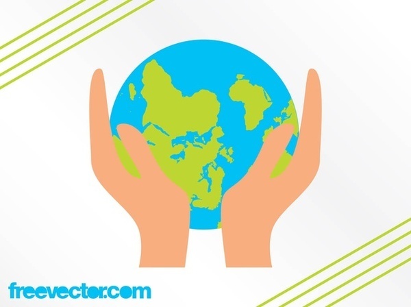 600x448 Hands Holding Earth Free Vector