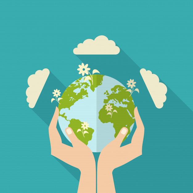626x626 Human Hands Holding Globe Vector Free Download