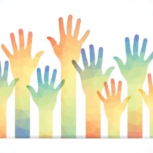 300x300 Set Of Hands Up Vectors Studiogrfx