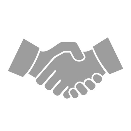 450x450 Handshake Icon On White Background Vector Illustration Royalty