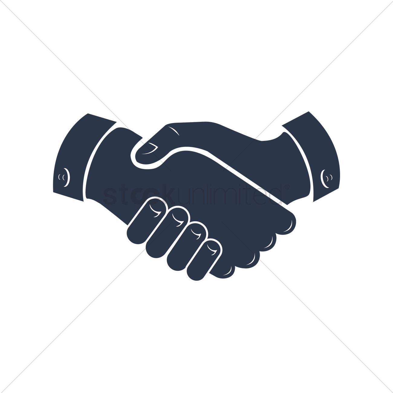1300x1300 Handshake Icon Vector Image