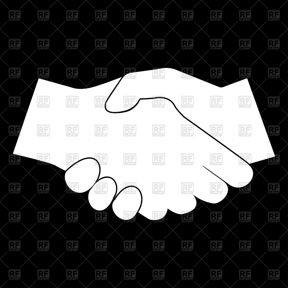 1200x1200 Business Handshake Icon Vector Image Of Icons And Emblems