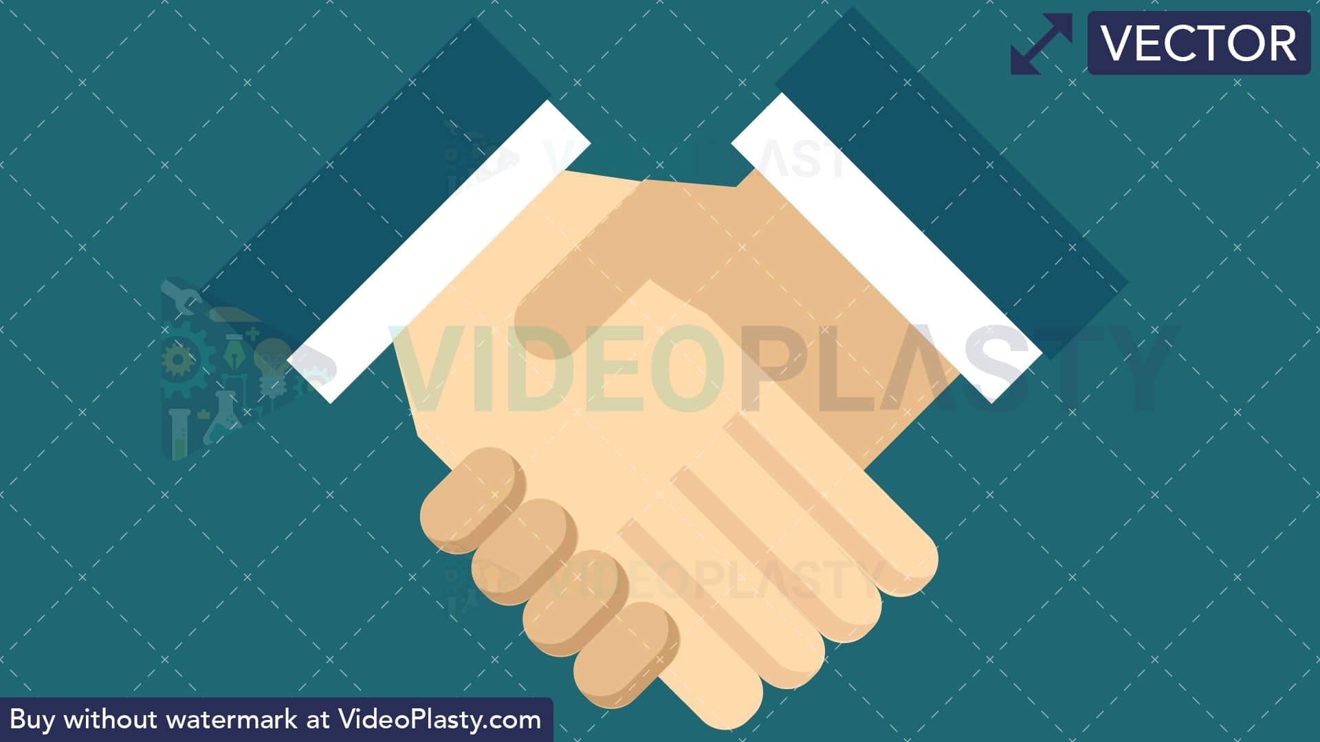 1920x1080 Handshake Flat Icon