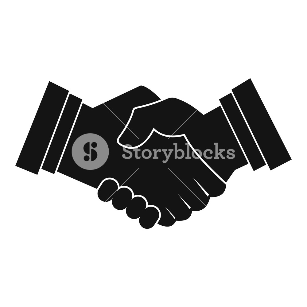 Business Handshake Icon Simple Illustration Of Business Handshake 1000x1000 Business Handshake Icon Simple Illustration Of Business Handshake