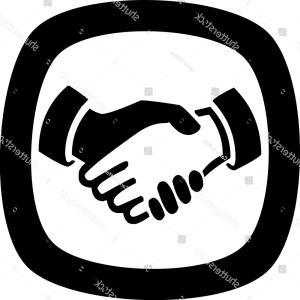 Black White Icon Handshake Vector Catchsplace 300x300 Black White Icon Handshake Vector Catchsplace