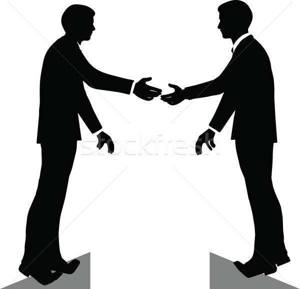 Business Handshake Silhouette Vector Illustration Benguhan 600x577 Business Handshake Silhouette Vector Illustration Benguhan