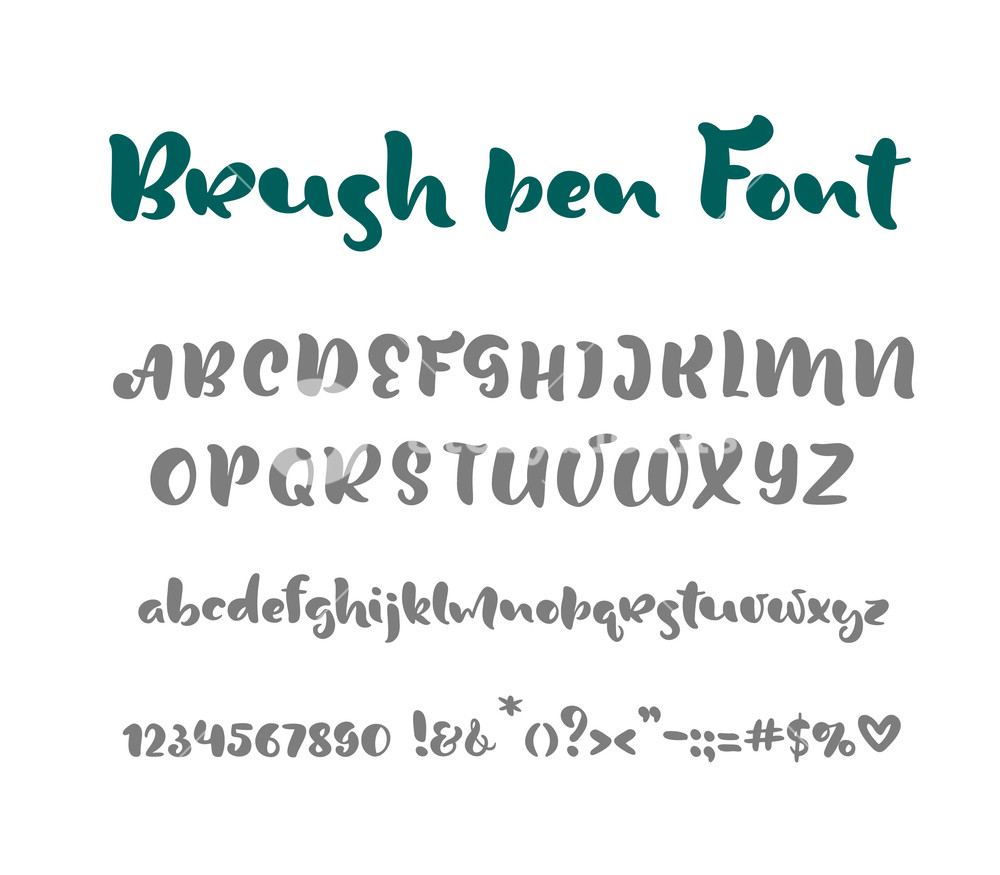 1000x875 English Alphabet Handwritten Vector Script On White Background