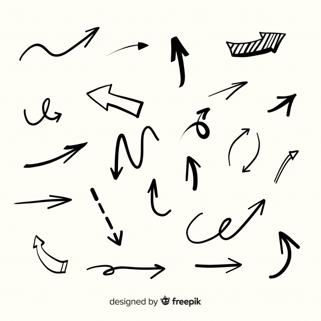 Hand Drawn Arrow Collection Vector Free Download 626x626 Hand Drawn Arrow Collection Vector Free Download