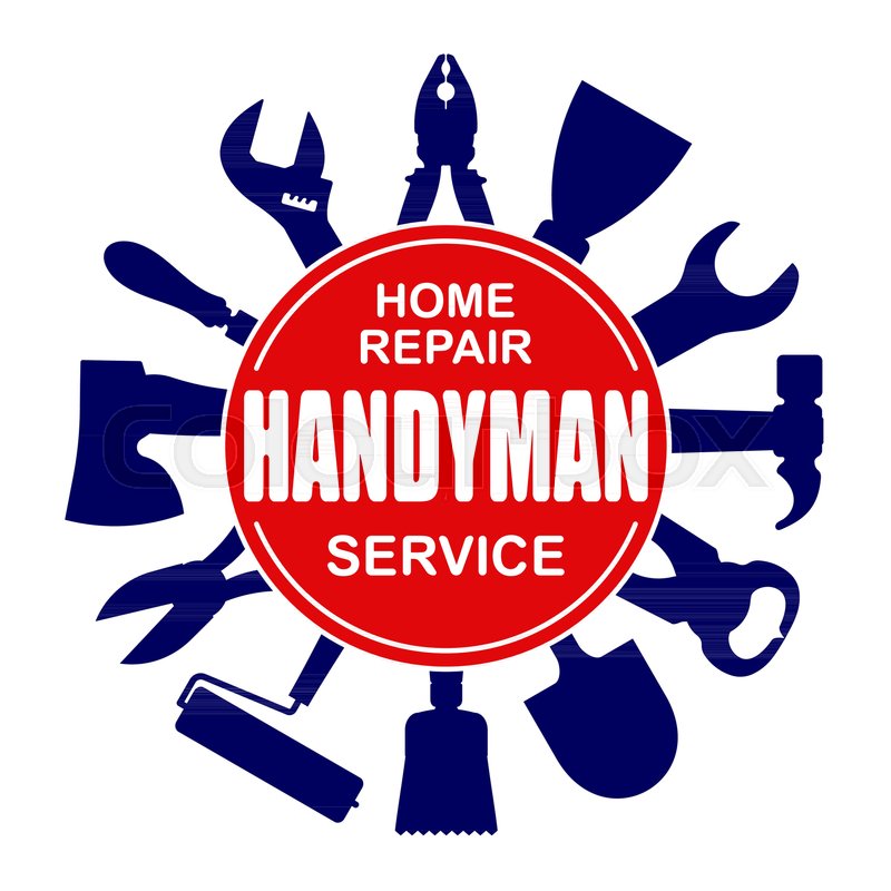 800x800 Handyman Services Round Vector Design Stock Vector Colourbox