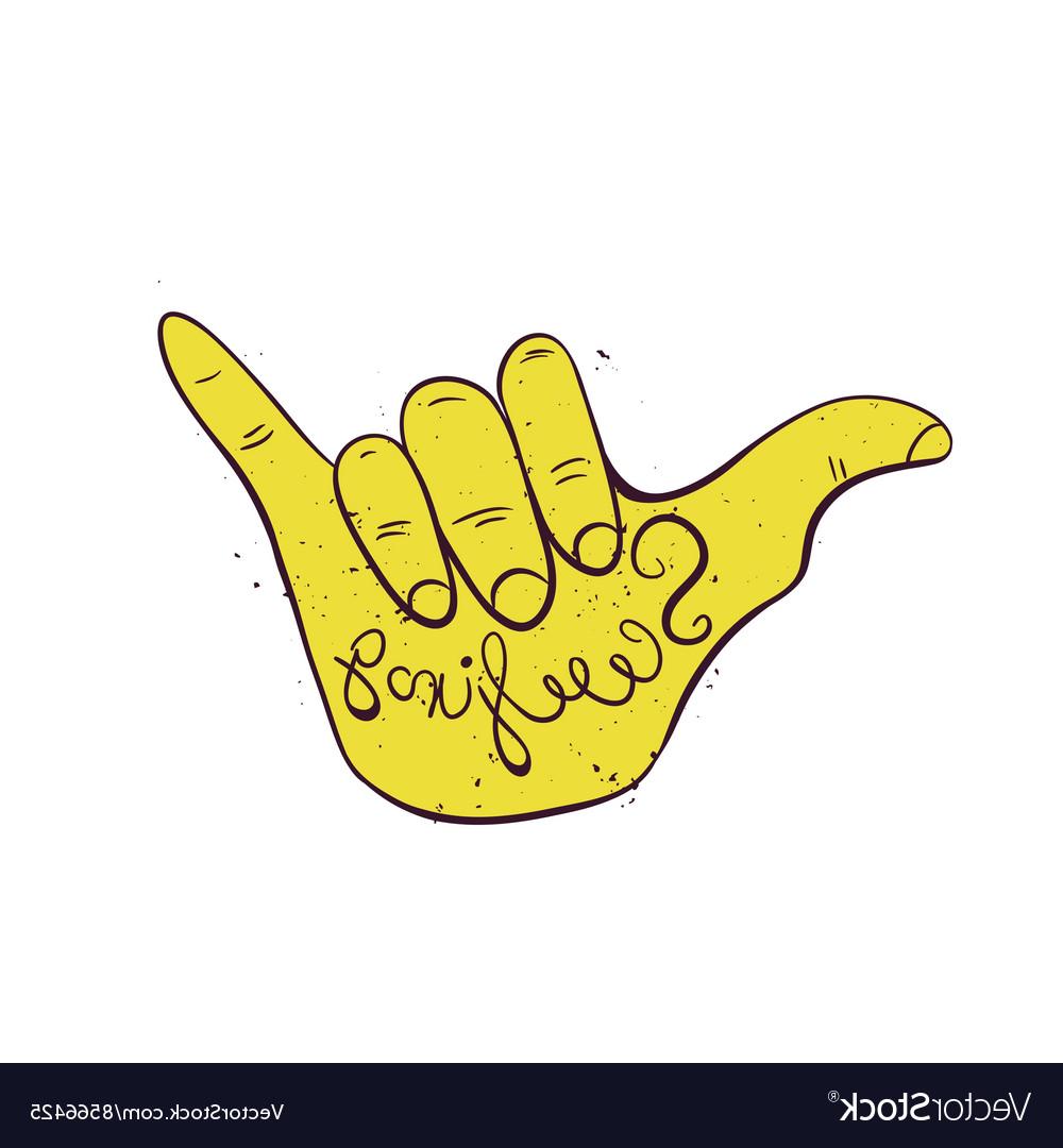 1000x1080 Top Hang Loose Surfing Silhouette Design Free Vector Art, Images