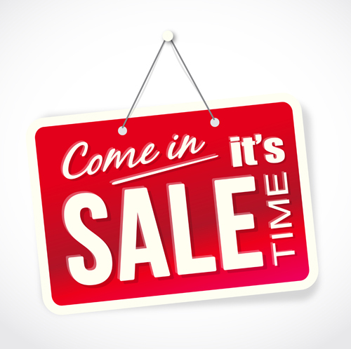 500x498 Red Sale Hangtag Vector Material Free Download