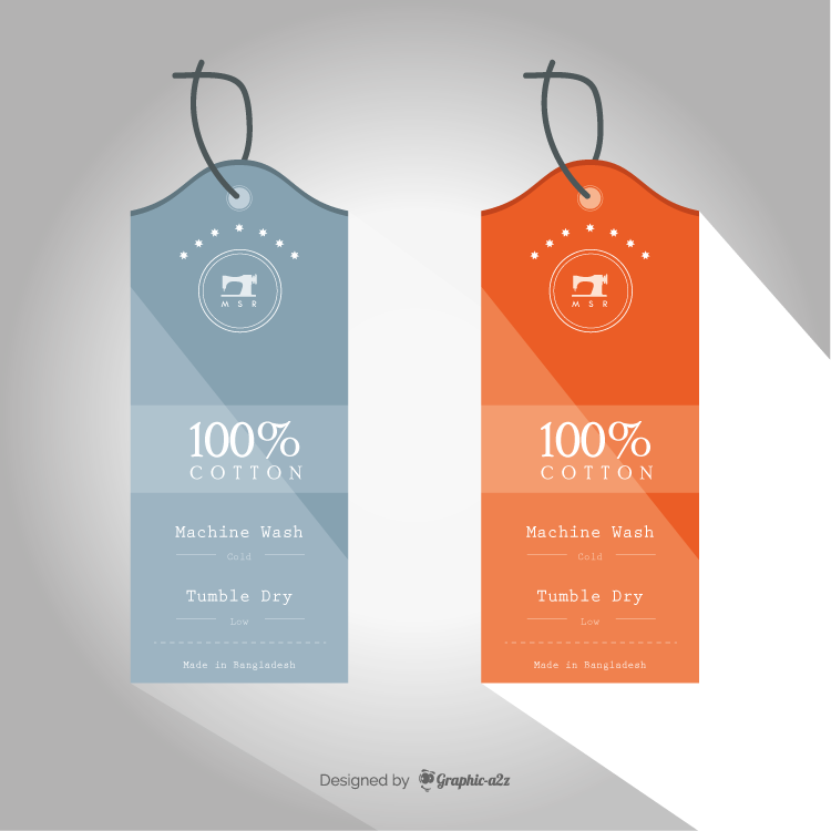 750x750 T Shirt Hang Tags Collection Free Vector