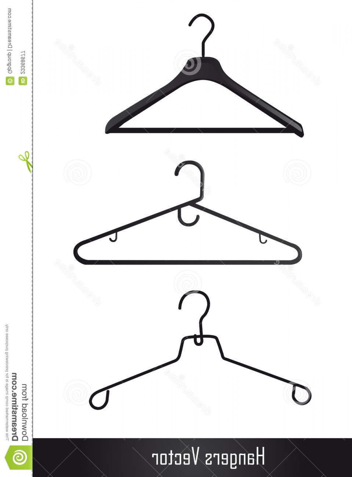 1154x1560 Royalty Free Stock Photography Hangers Vector Image Geekchicpro