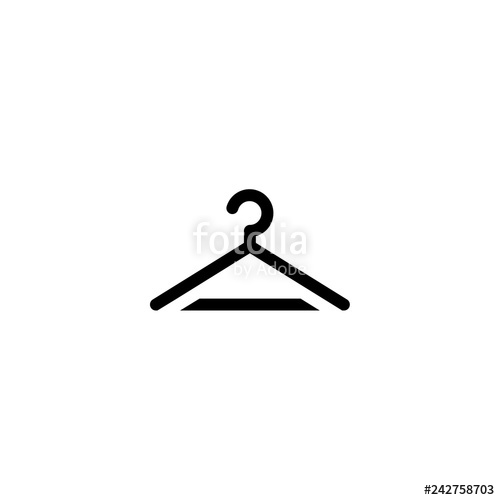 500x500 Hanger Icon Vector Hanger Vector Graphic Illustration Stock