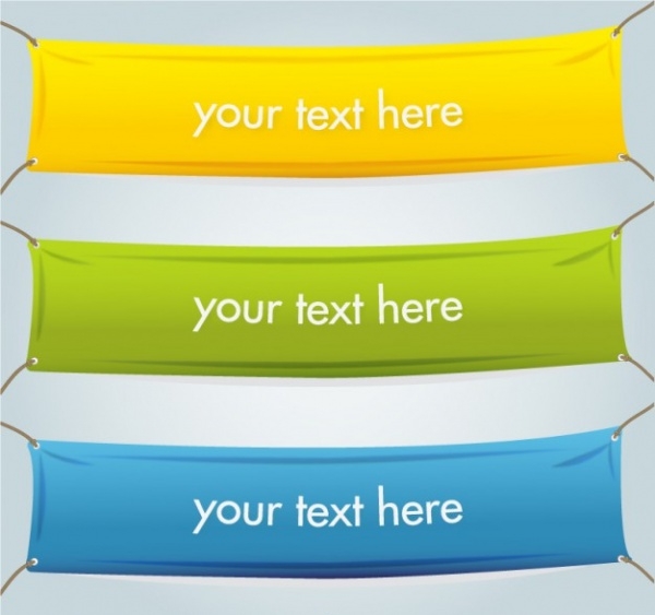 Hanging Banner Vector