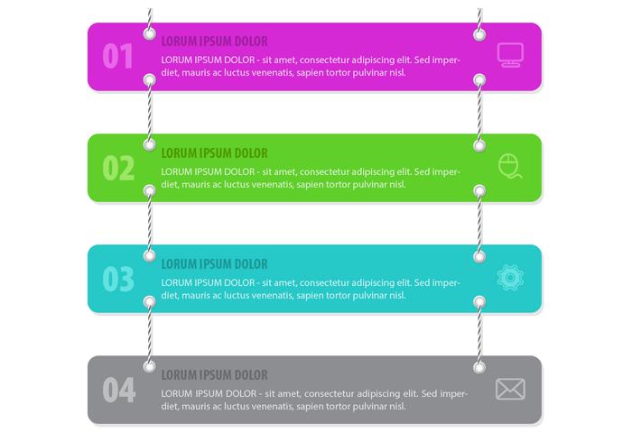 700x490 Hanging Banners Vector