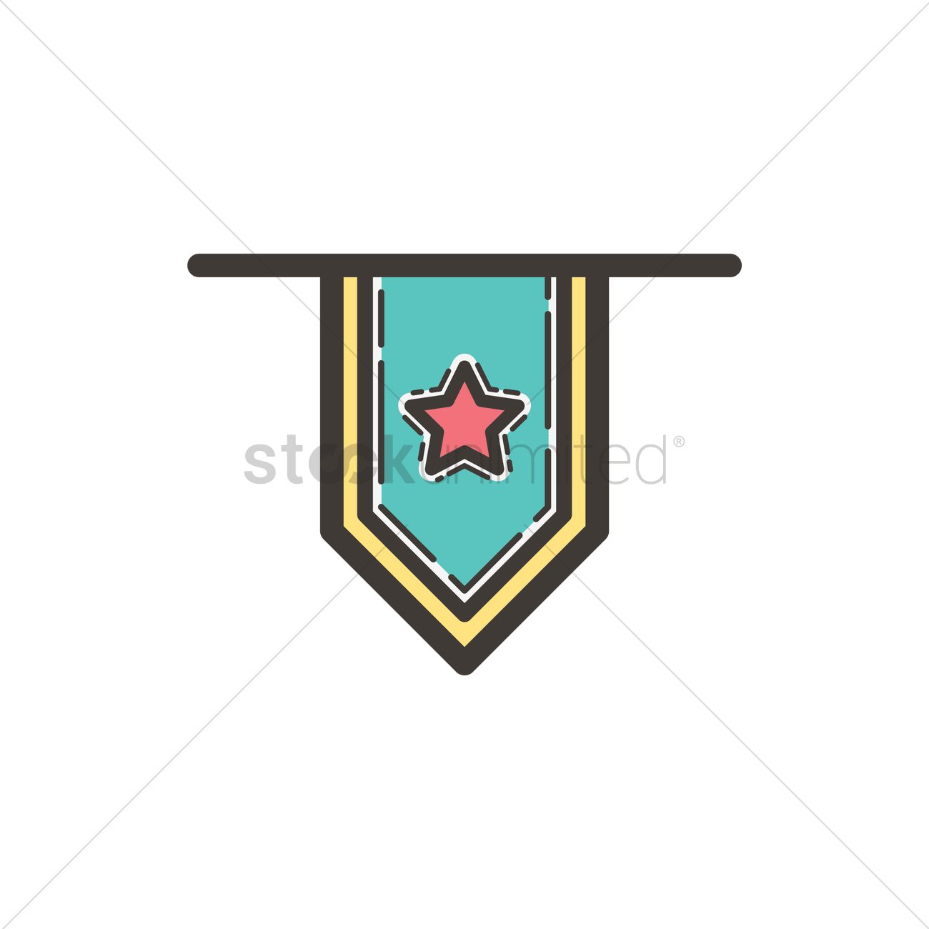 1300x1300 Hanging Banner Icon Vector Image