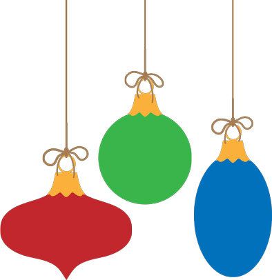 Hanging Christmas Ornaments Vector at Vectorified.com | Collection of ...