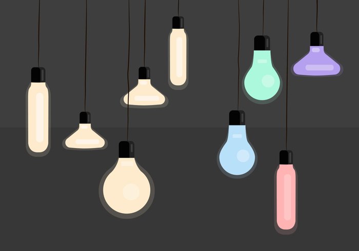 Hanging Light Vectors 700x490 Hanging Light Vectors