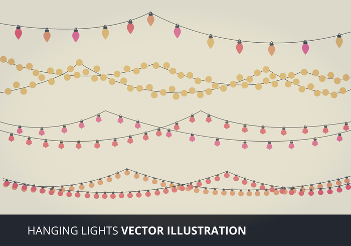 Hanging Lights Vector Elements 700x490 Hanging Lights Vector Elements