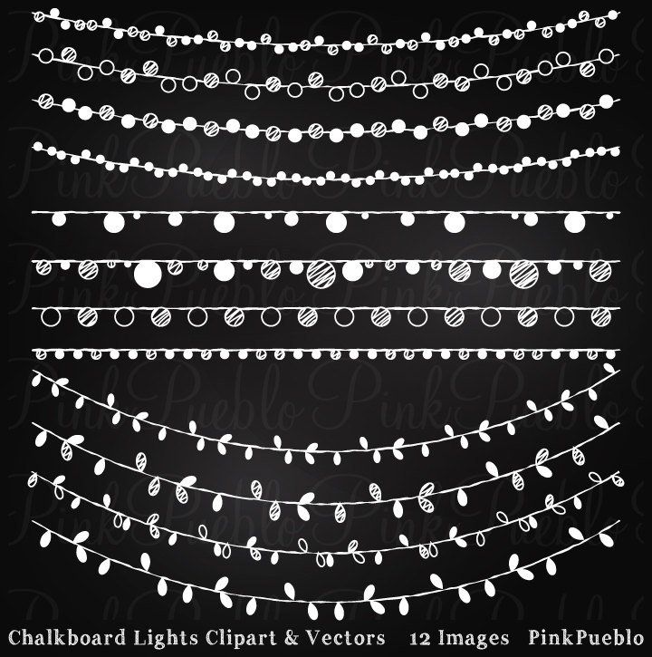 Chalkboard Hanging Lights Clip Art Clipart, Chalk Christmas 720x725 Chalkboard Hanging Lights Clip Art Clipart, Chalk Christmas