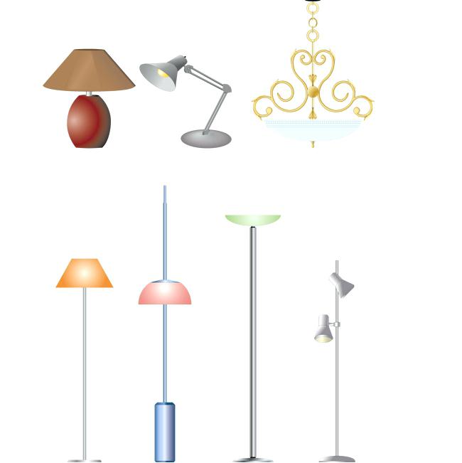 Hanging Lamp Vector 650x651 Hanging Lamp Vector