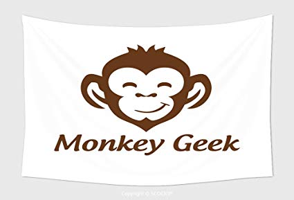 425x289 Home Decor Tapestry Wall Hanging Monkey Geek Monkey