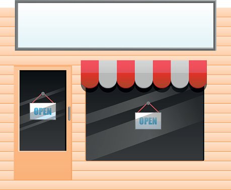 Generic Shop With Open Hanging Sign Vector Icon Premium Clipart 459x377 Generic Shop With Open Hanging Sign Vector Icon Premium Clipart