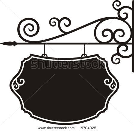 Hanging Sign Vector 450x440 Hanging Sign Vector