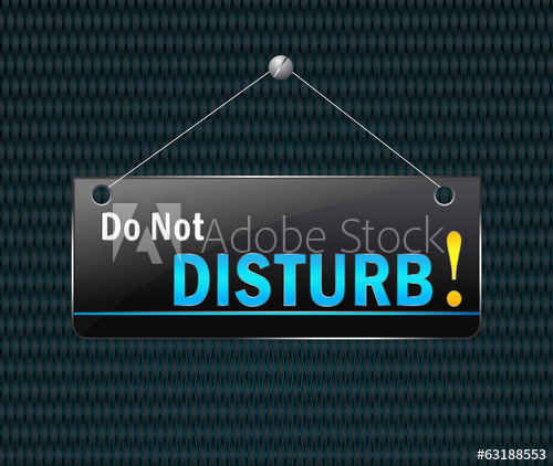Do Not Disturb Hanging Sign 500x422 Do Not Disturb Hanging Sign