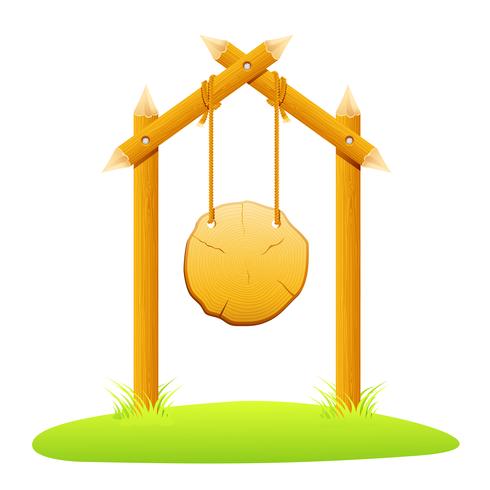 490x490 Hanging Wooden Board