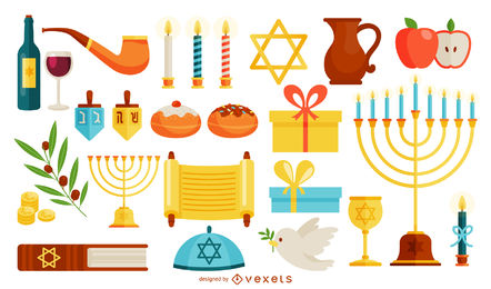 442x260 Hanukkah Vector Graphics To Download