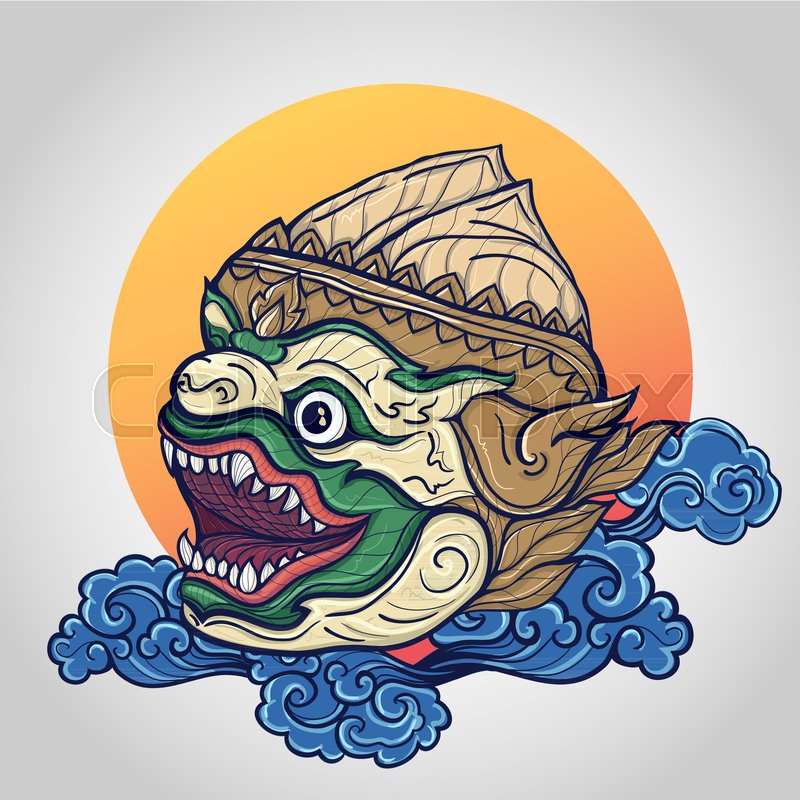 Hanuman Head Vector Illustration Stock Vector Colourbox 800x800 Hanuman Head Vector Illustration Stock Vector Colourbox