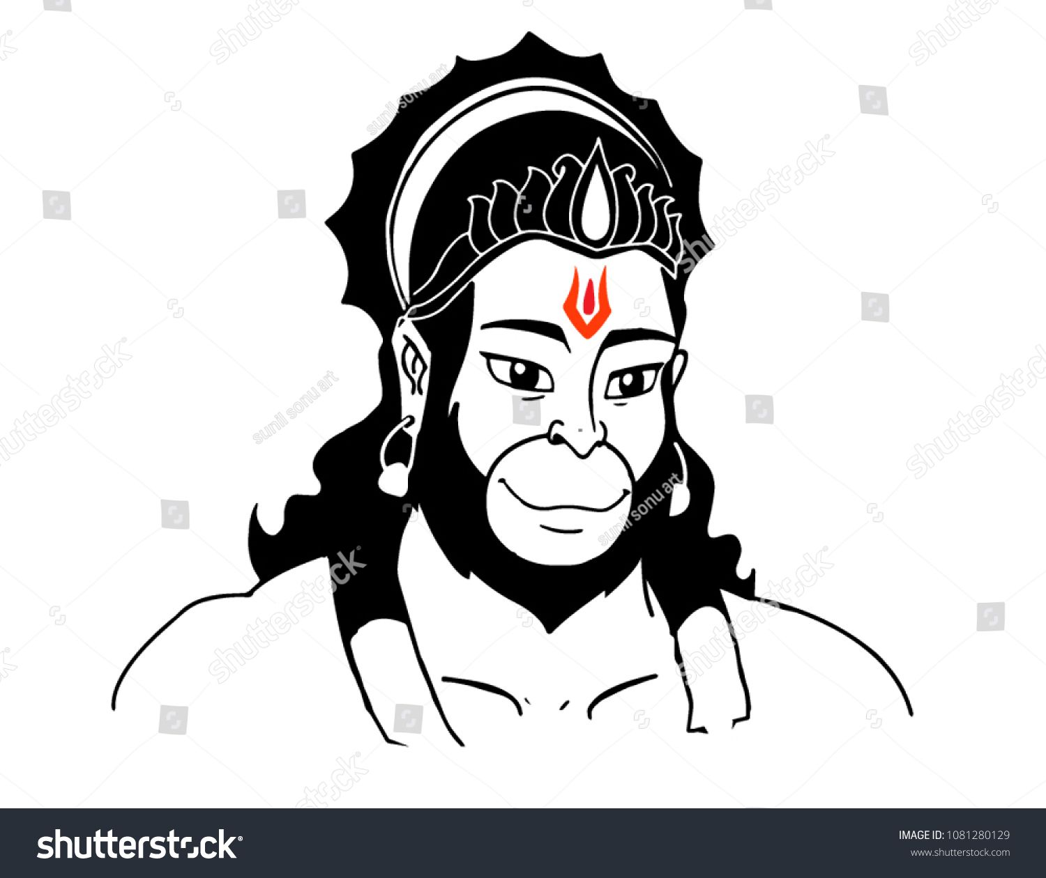 Hanuman Vector Design Illustrated Art Patterns In Art 1500x1260 Hanuman Vector Design Illustrated Art Patterns In Art