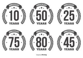 Happy Anniversary Vector