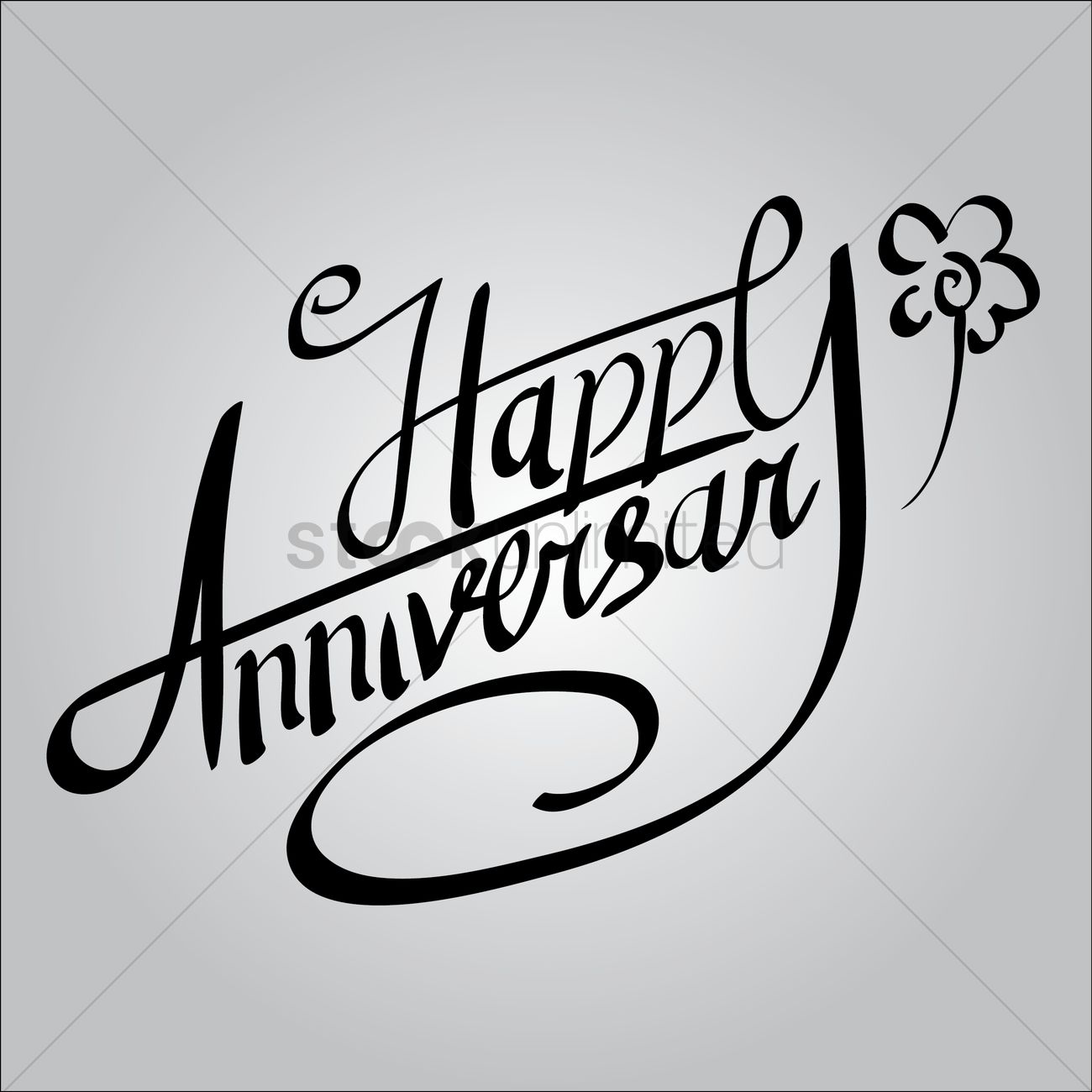 1300x1300 Happy Anniversary Vector Image