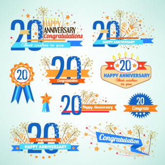 340x340 Anniversary Vectors Free Vector Download