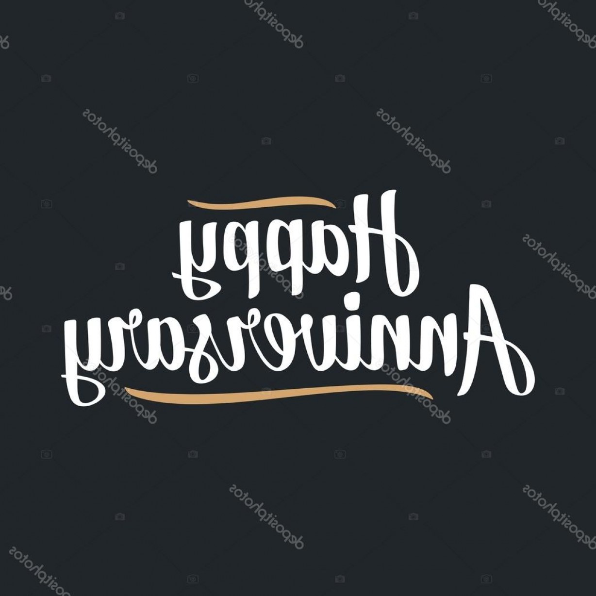 1228x1228 Stock Illustration Happy Anniversary Vector Illustration Isolated