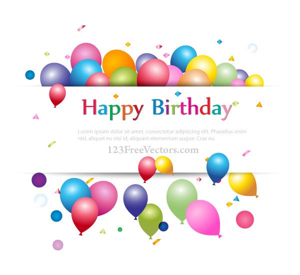 600x550 Happy Birthday Background Banner Design For Your Text Happy